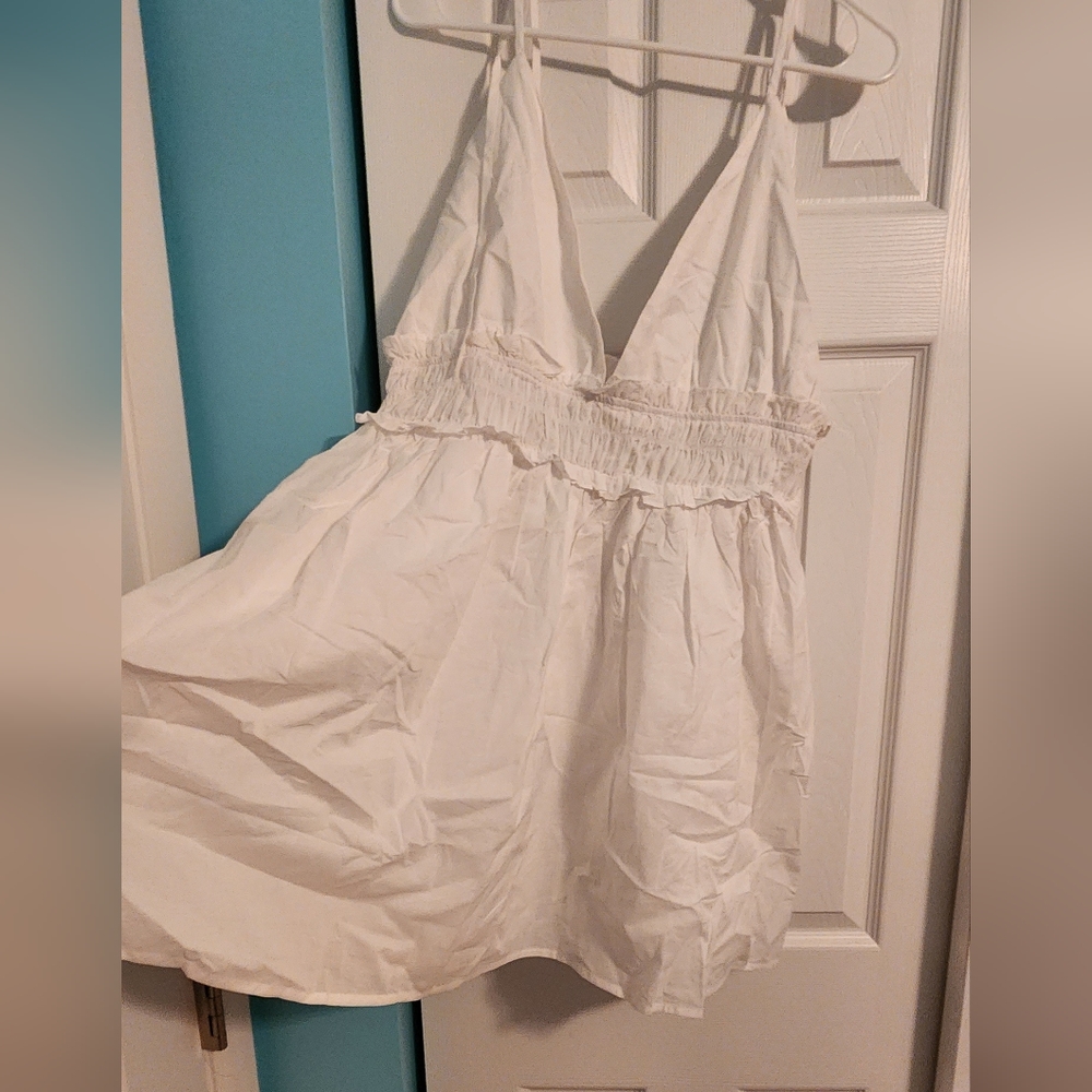 2xl White Sundress from Pink Lily